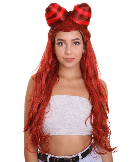 Women's Red Cosplay Wig