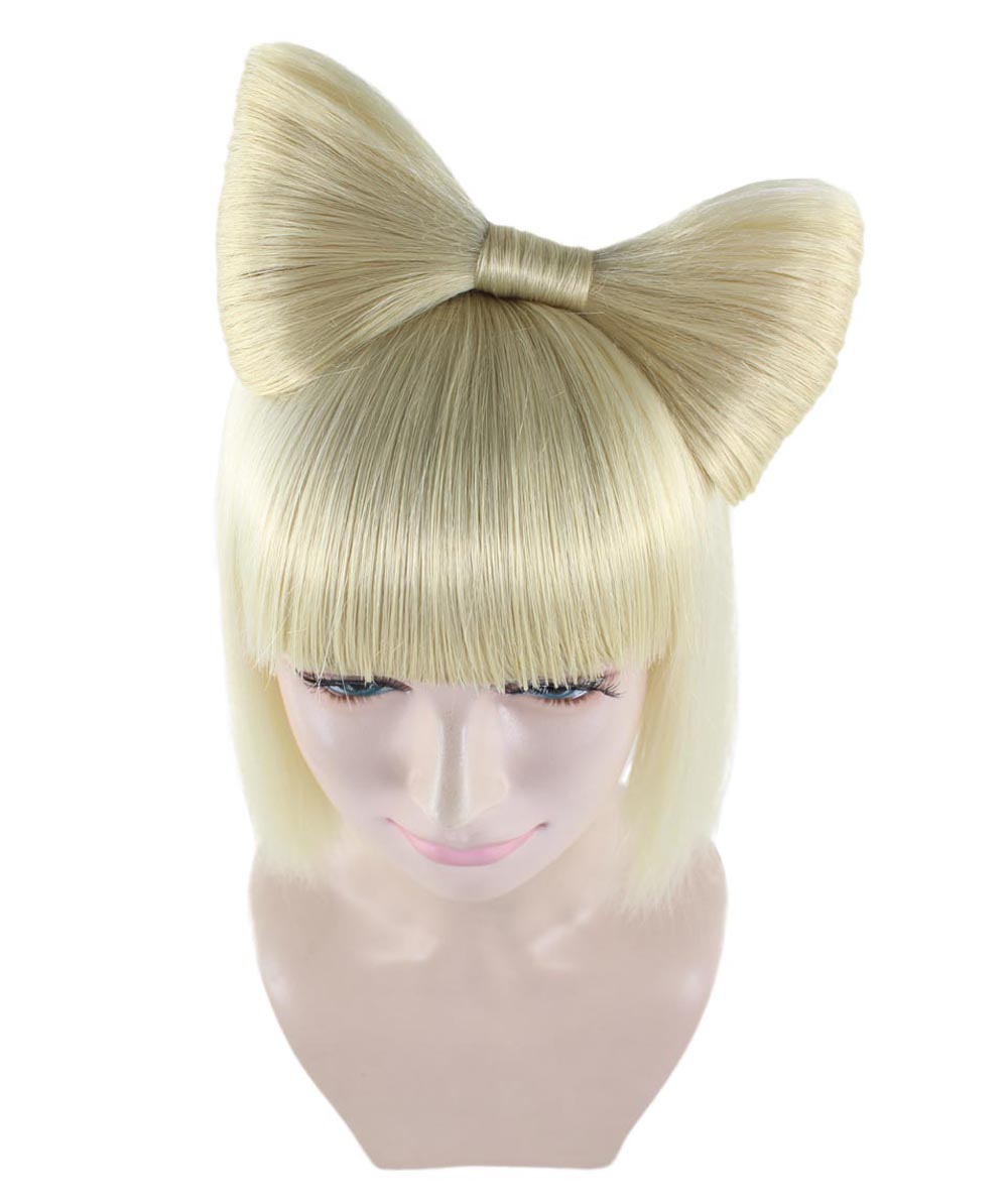 Blonde Women's Butterfly Bow Wigs