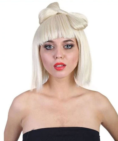 Blonde Women's Butterfly Bow Wigs