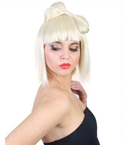 Blonde Women's Butterfly Bow Wigs