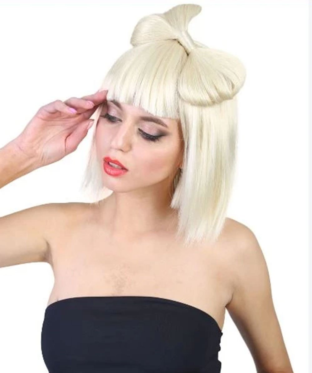 Blonde Women's Butterfly Bow Wigs