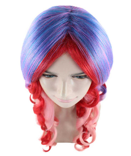 Long Ombre Colorful Wig