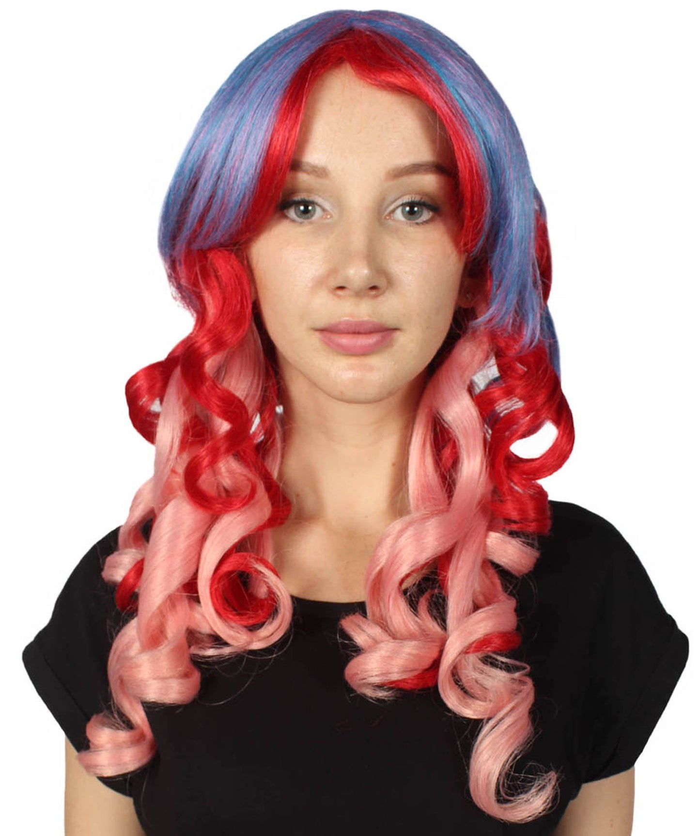 Long Ombre Colorful Wig