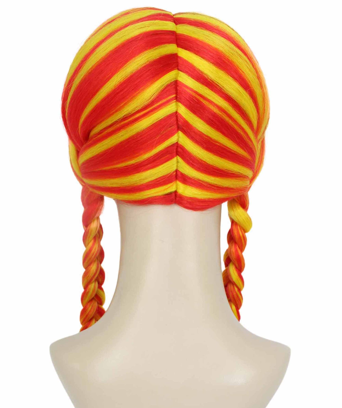 Orange Ombre Multiple Colors Option Long Braided Wig