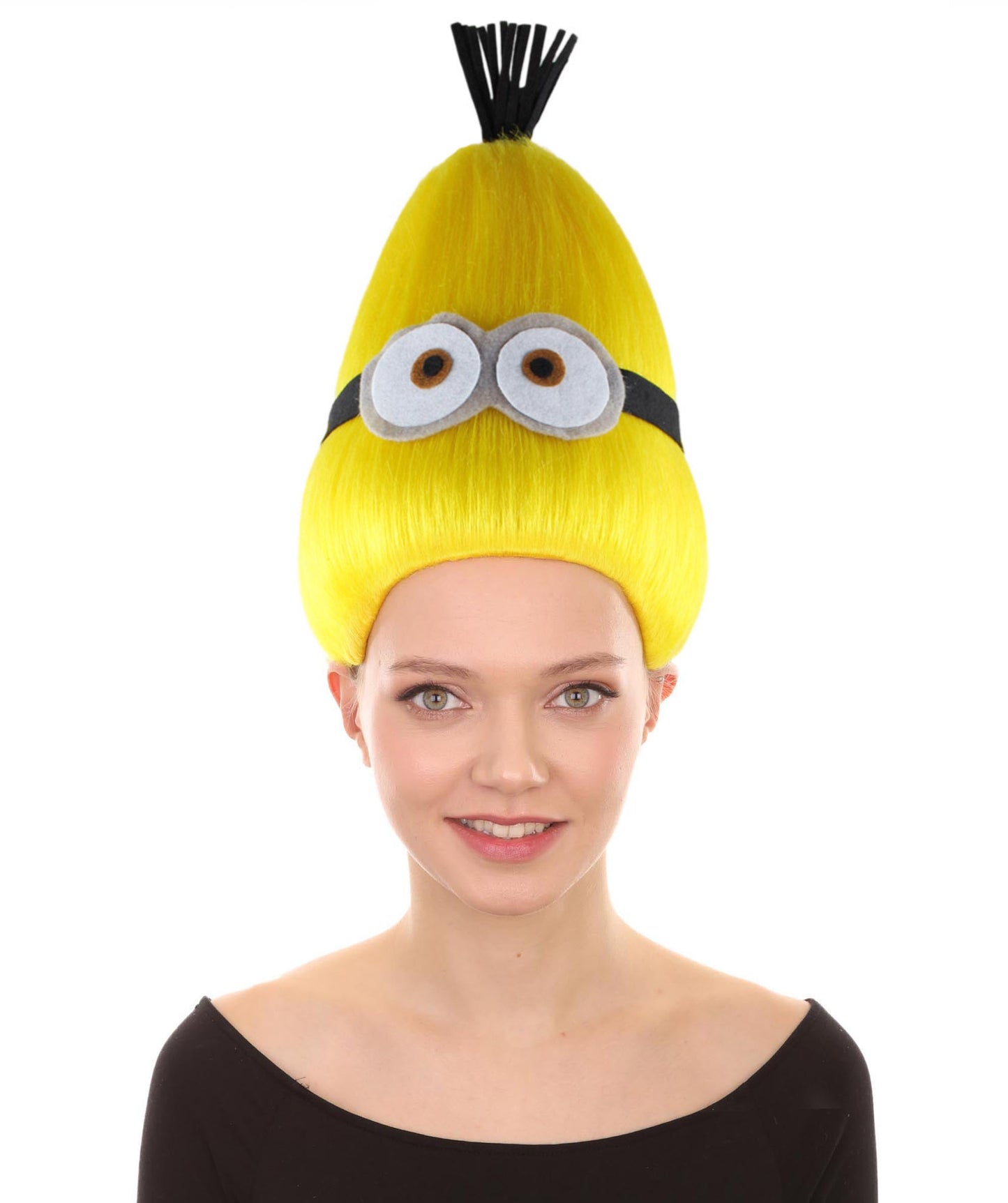 Animation Yellow Unisex Wig | Tall Cartoon Film Series | Premium Breathable Capless Cap