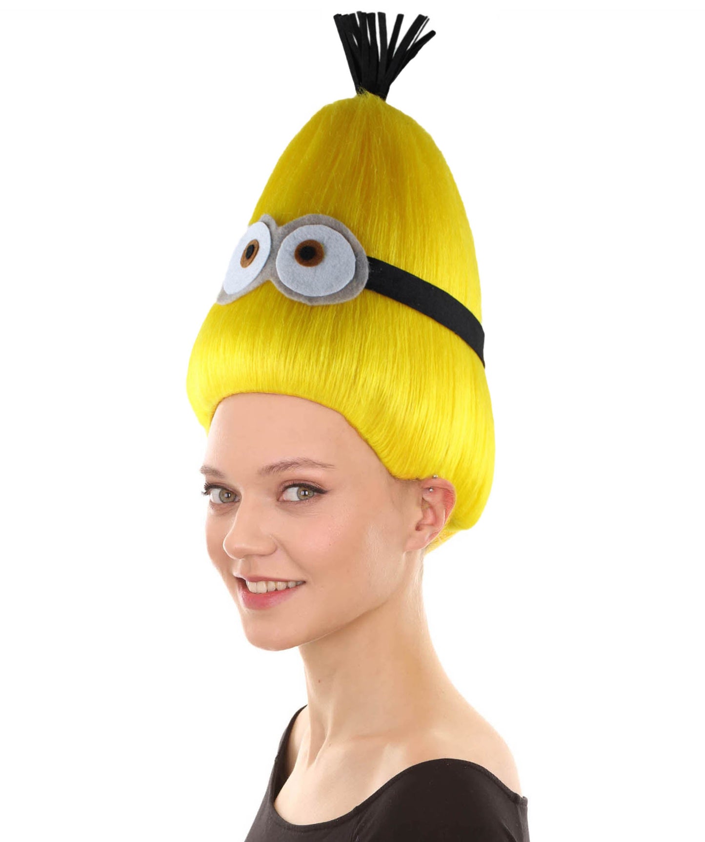 Animation Yellow Unisex Wig | Tall Cartoon Film Series | Premium Breathable Capless Cap