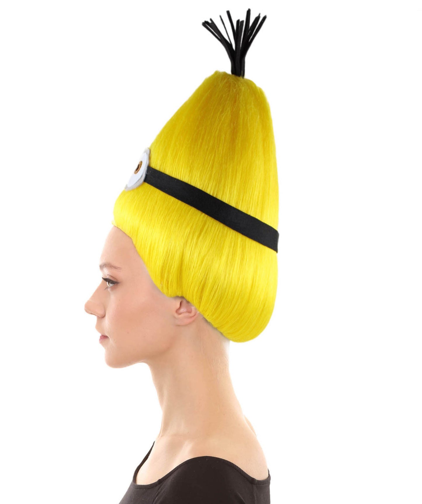 Animation Yellow Unisex Wig | Tall Cartoon Film Series | Premium Breathable Capless Cap