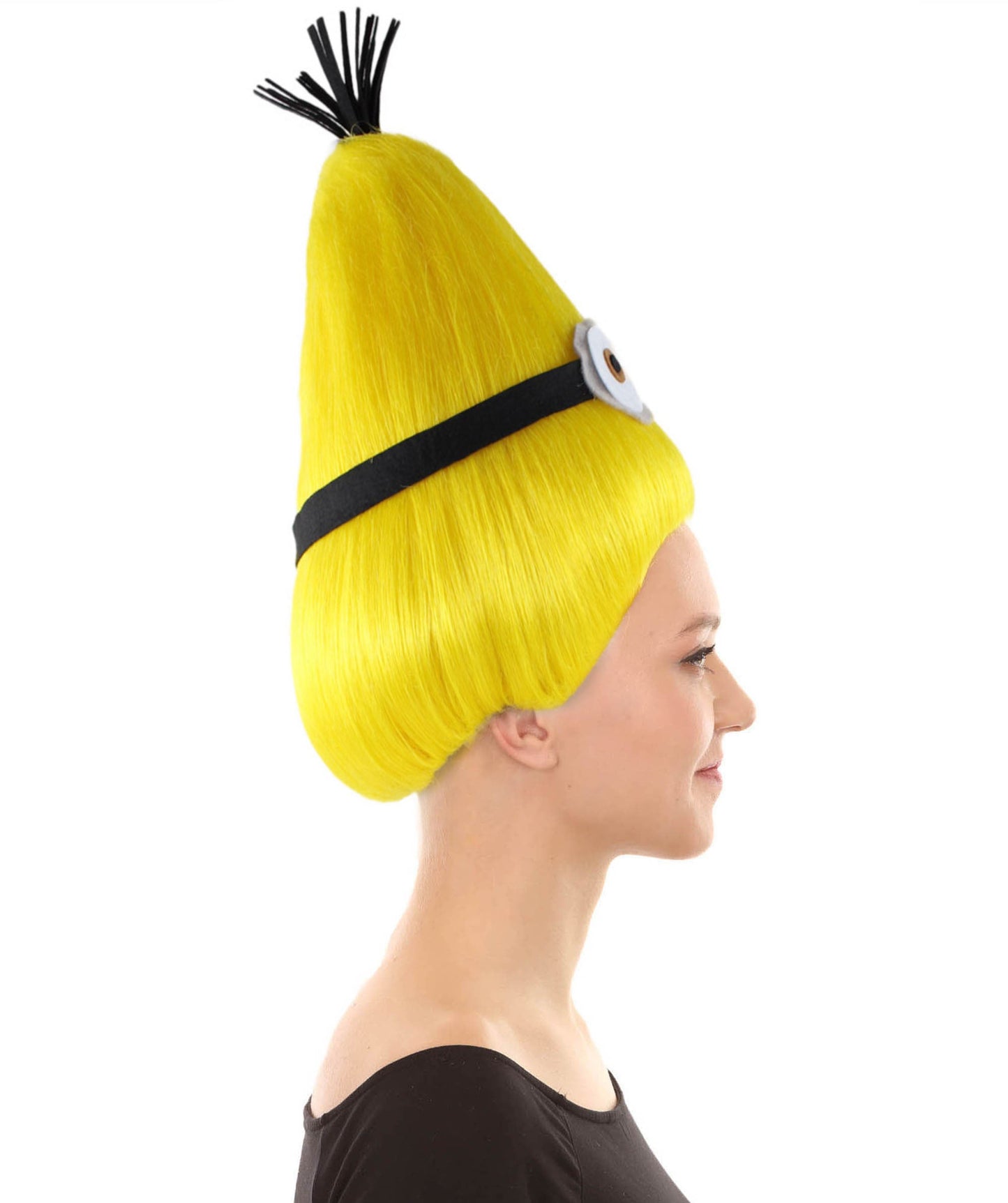 Animation Yellow Unisex Wig | Tall Cartoon Film Series | Premium Breathable Capless Cap