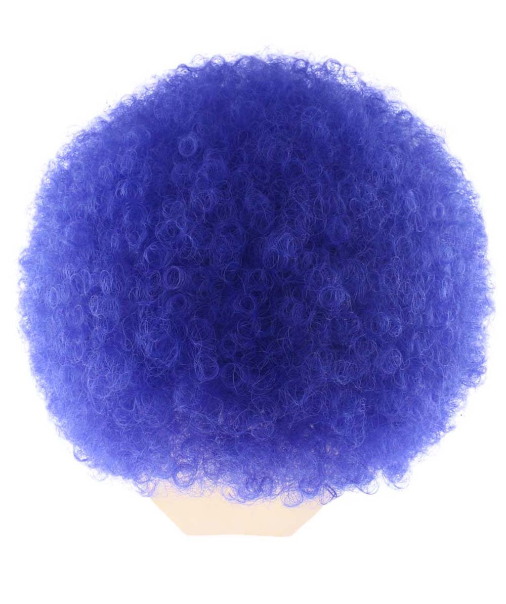 Blue best unisex afro wigs