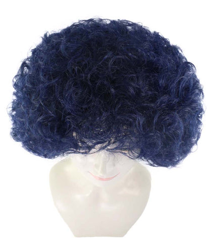 Dark Blue Unisex Afro Wig