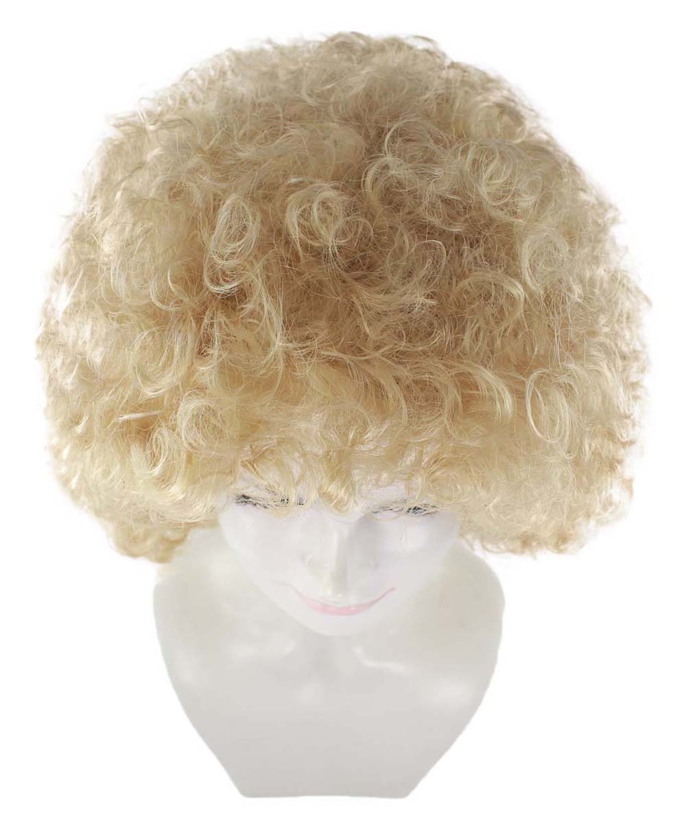 Blonde afro wig