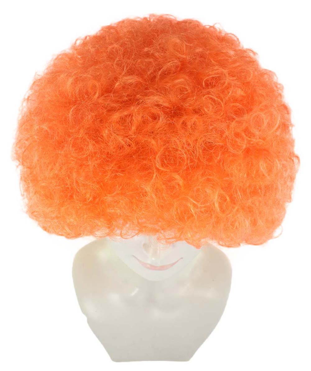 Orange Jumbo Fancy Afro Wig 