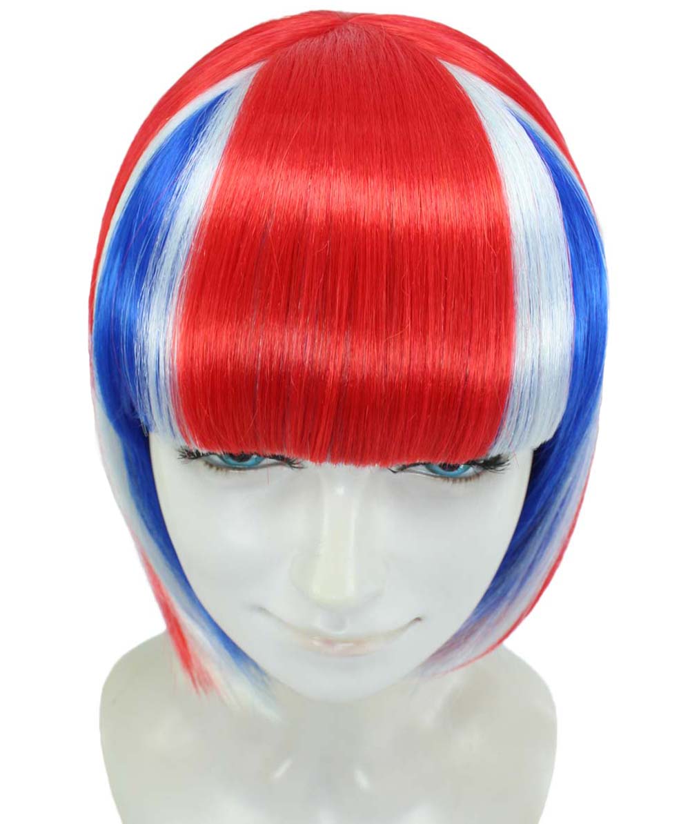 Iceland Flag Bob Wig