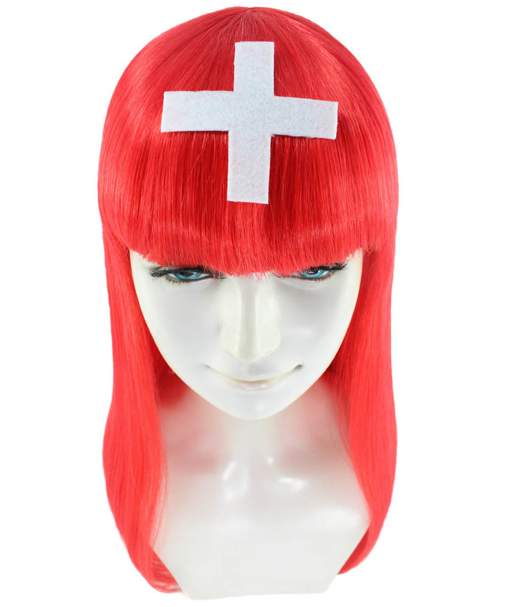 Switzerland Flag Bob Wig