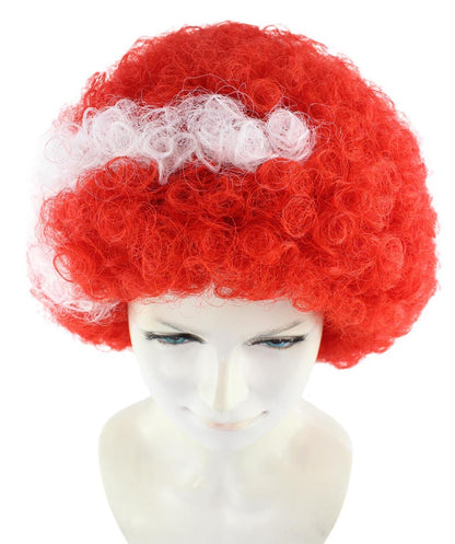 Denmark Flag Bob Style Afro wig