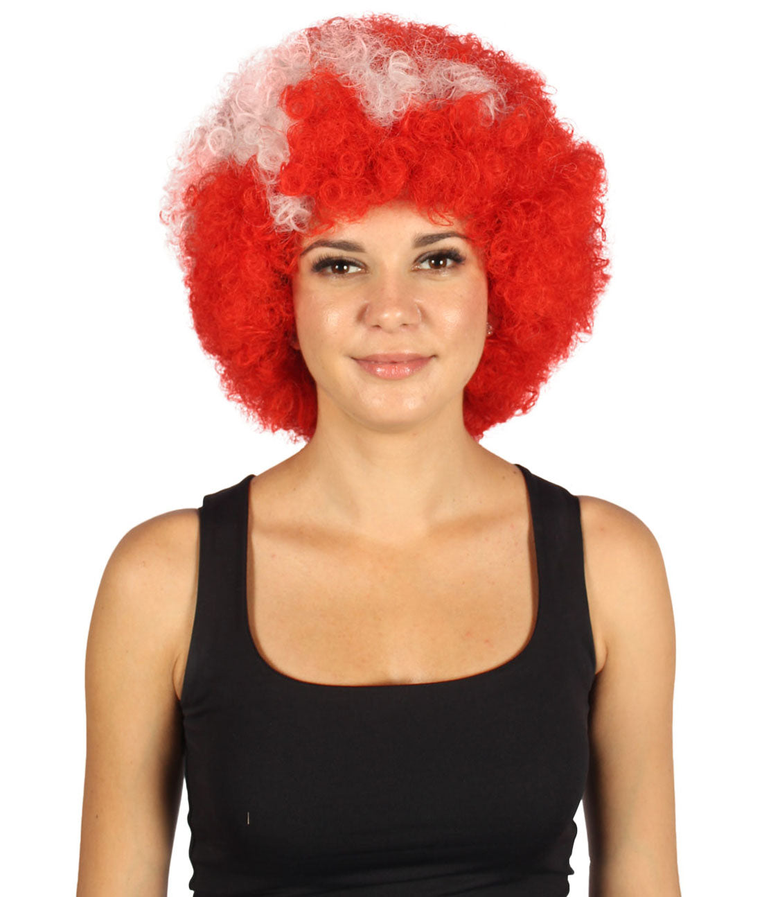 Denmark Flag Bob Style Afro wig