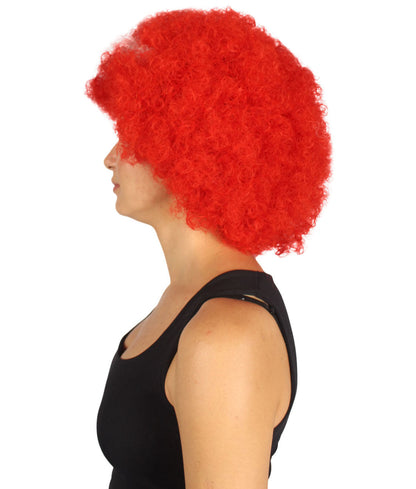 Denmark Flag Bob Style Afro wig