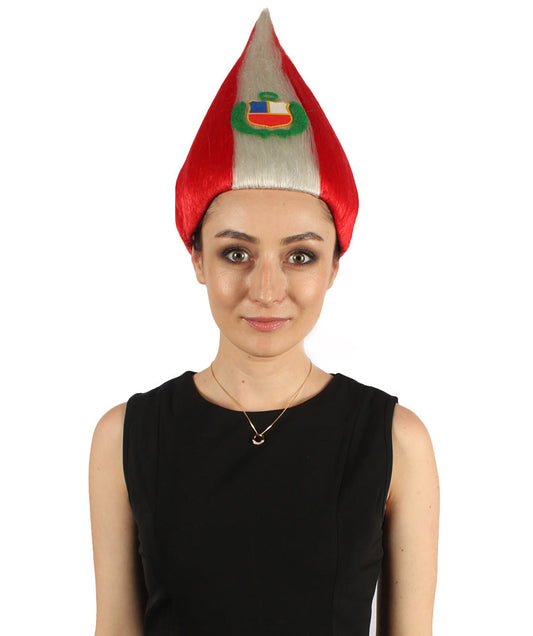 Peru Flag Troll Wig