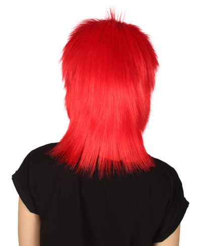 Tunisia Flag Mullet Wig