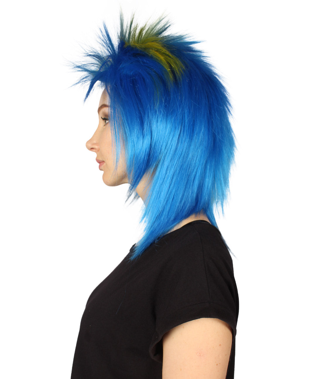 Sweden Flag Mullet Wig