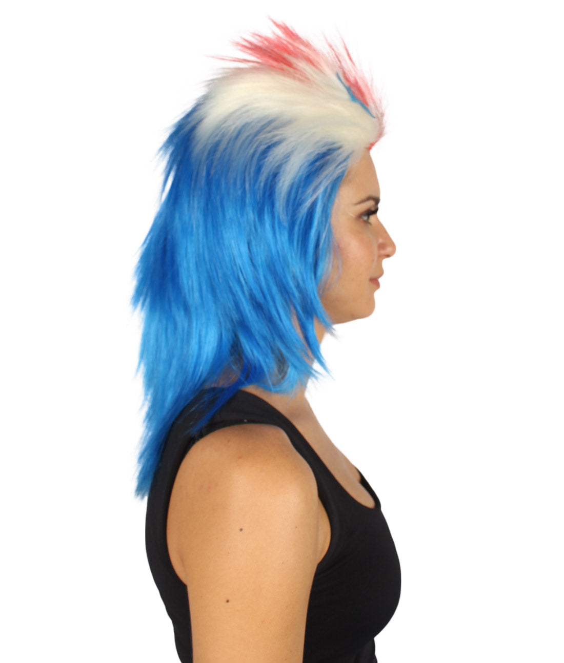 Panama Flag Mullet Wig