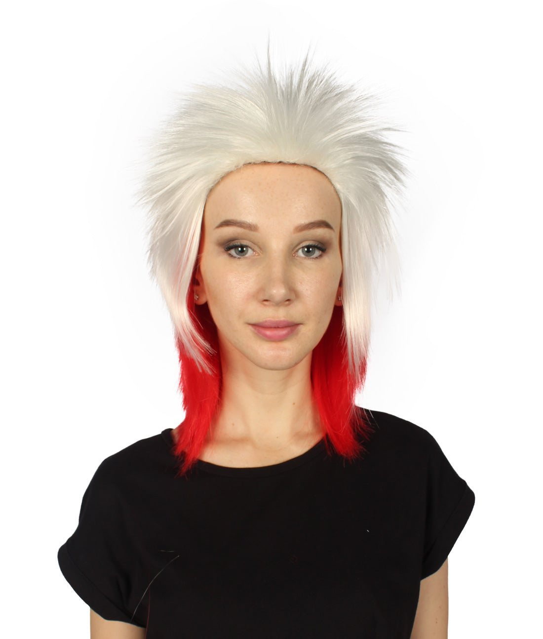 Poland Flag Mullet Wig