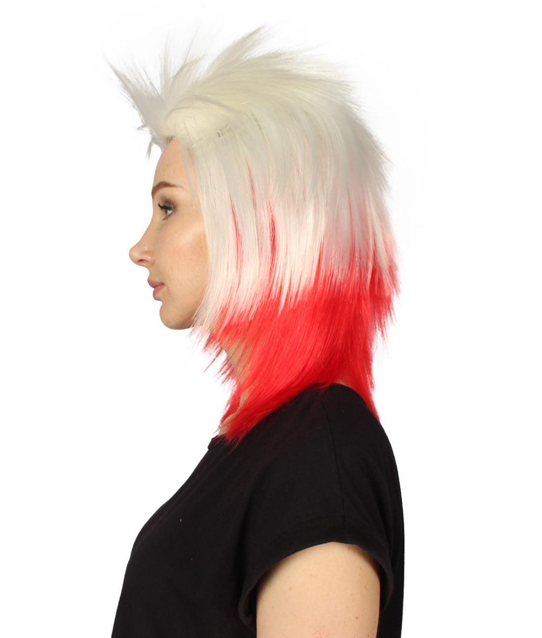 Poland Flag Mullet Wig