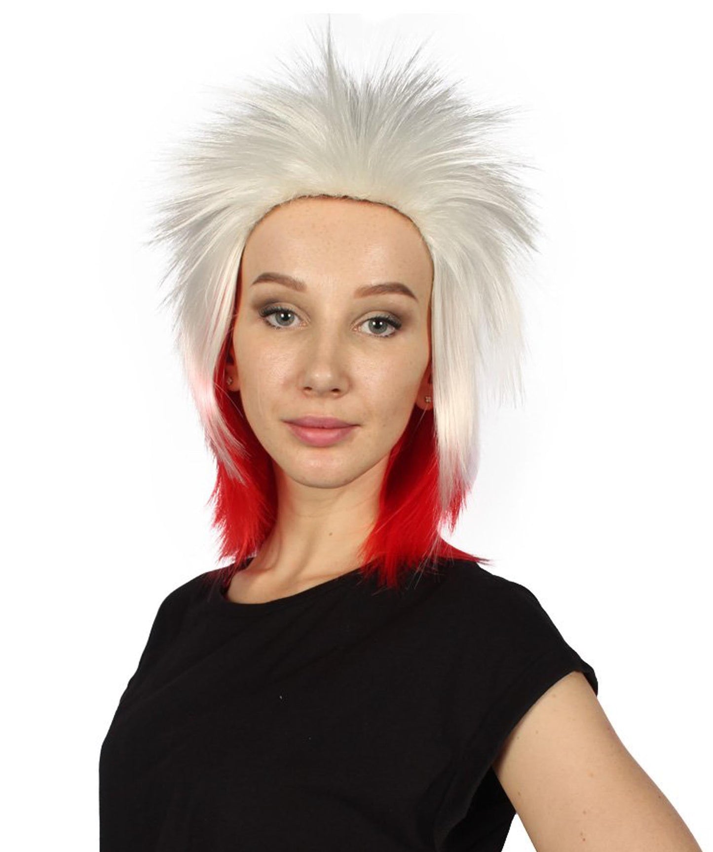 Poland Flag Mullet Wig