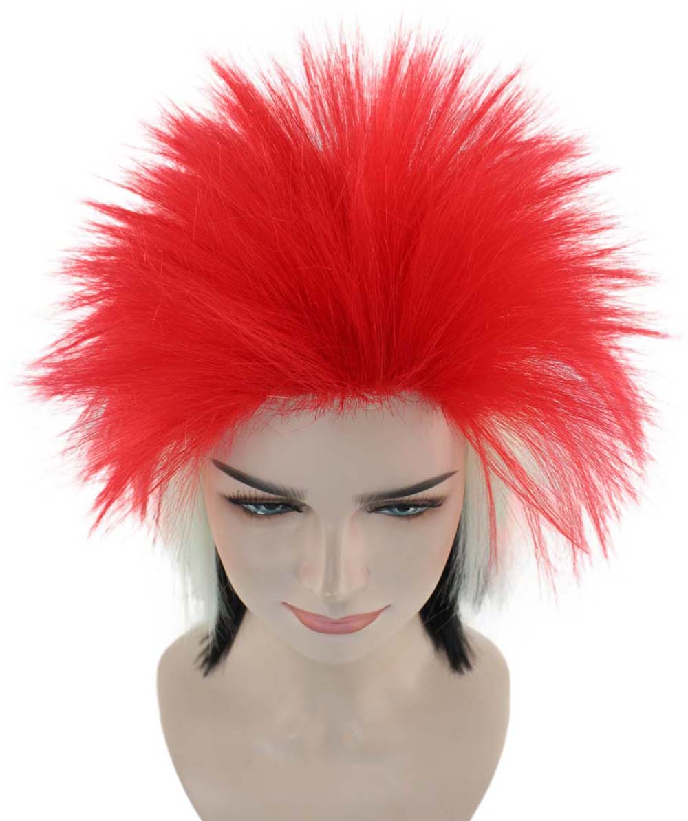 Poland Flag Mullet Wig