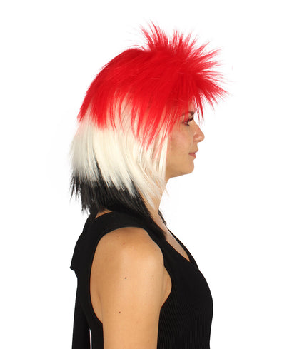 Egypt Flag Mullet Wig