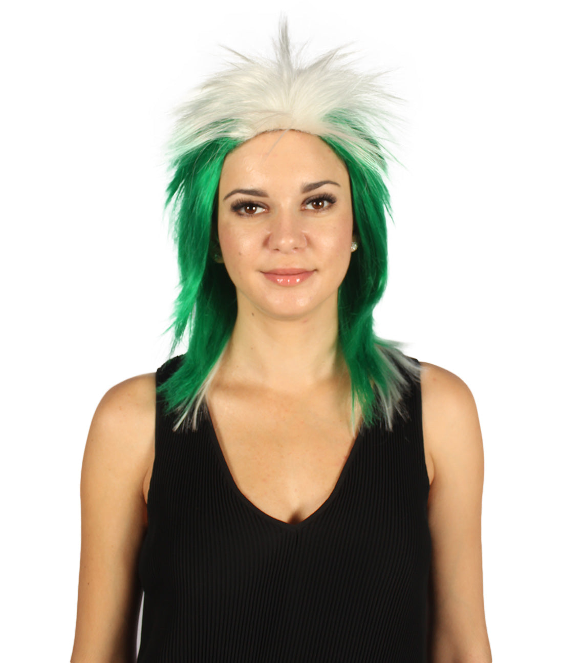 Nigeria Flag Mullet Wig 