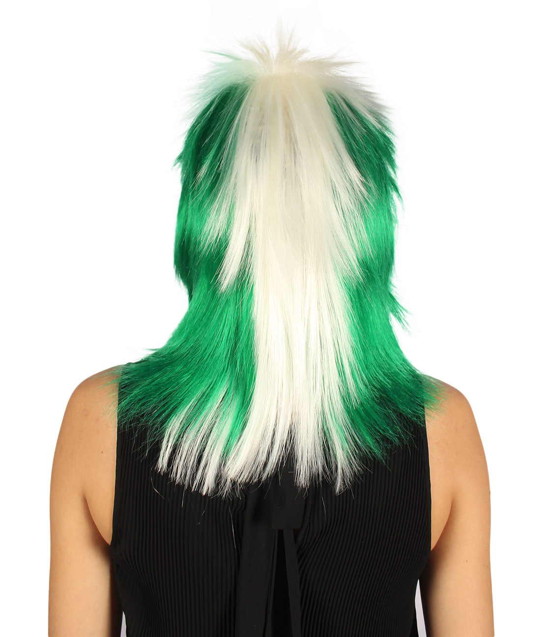 Nigeria Flag Mullet Wig 