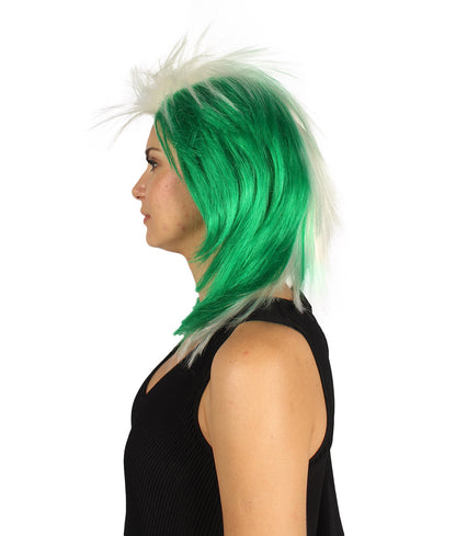 Nigeria Flag Mullet Wig 