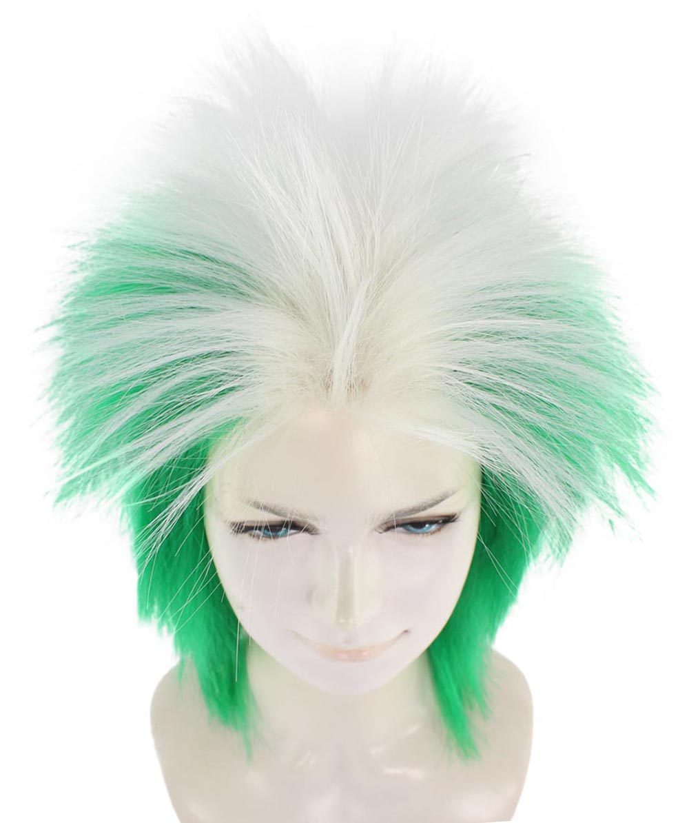 Nigeria Flag Mullet Wig 