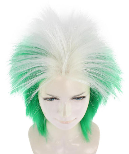 Nigeria Flag Mullet Wig 