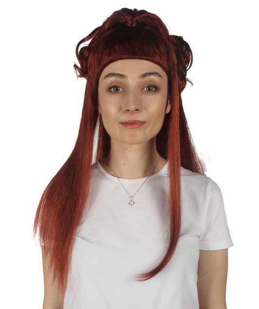 Burgundy Straight Cosplay Wig