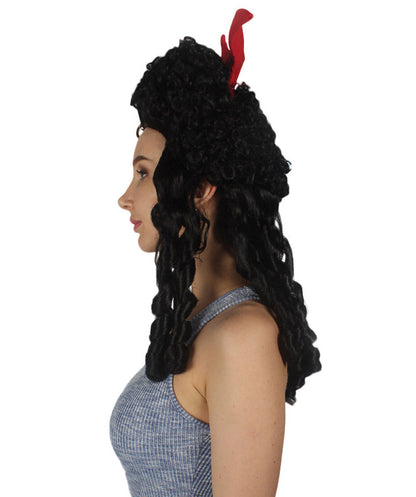 Colonial Historical Black Wig