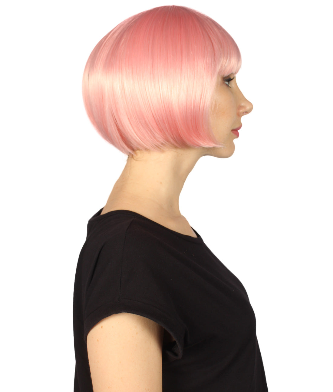 Lt. Pink & Lt. Blue Two-tone Short Bob Wig