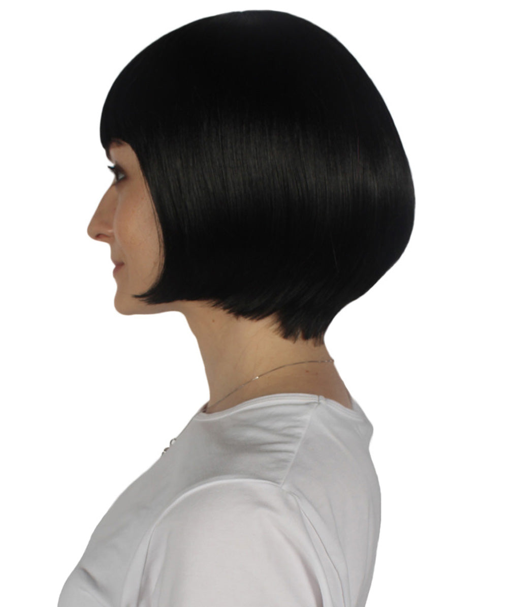 Pink & Black Two-tone Short Bob Wig
