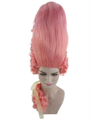 Pink Rococo Updo Wig