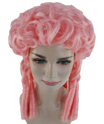 Pink Colonial Historical Cosplay Wig