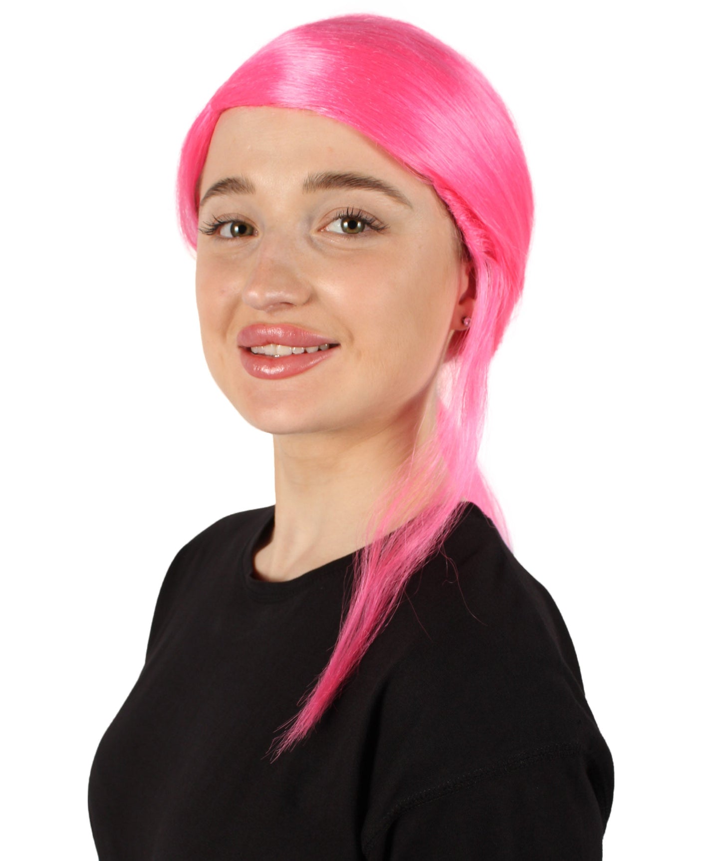 Dark Pink Premium Celebrity Wig