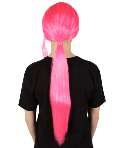 Dark Pink Premium Celebrity Wig