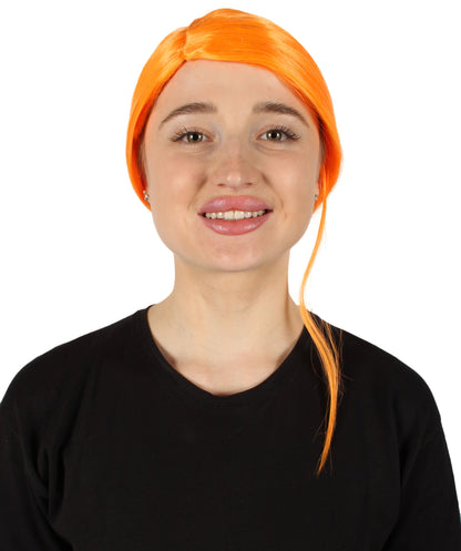 Orange Premium Celebrity Wig