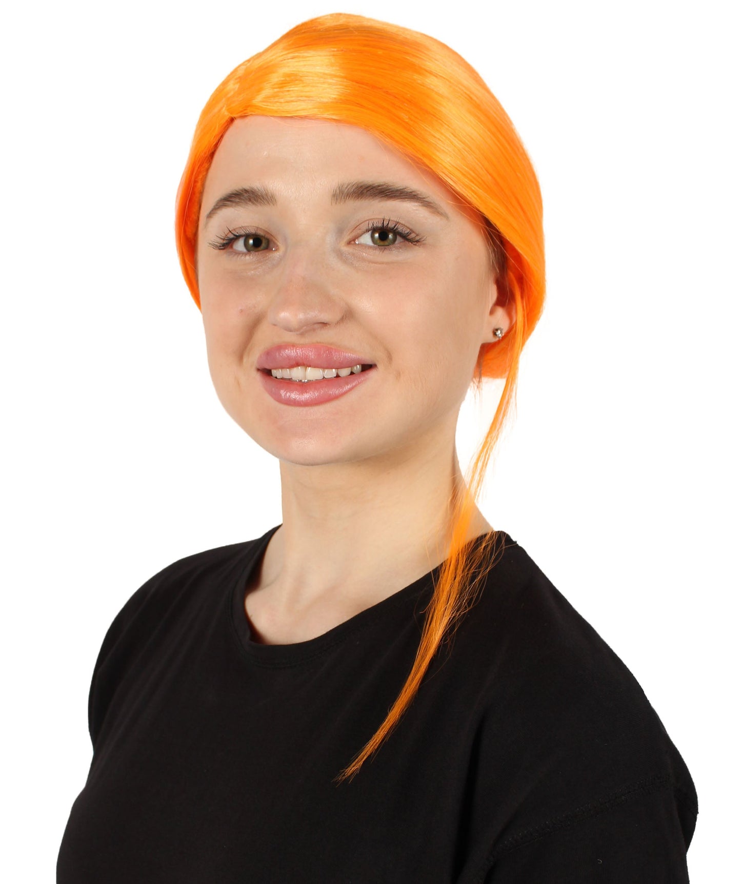 Orange Premium Celebrity Wig