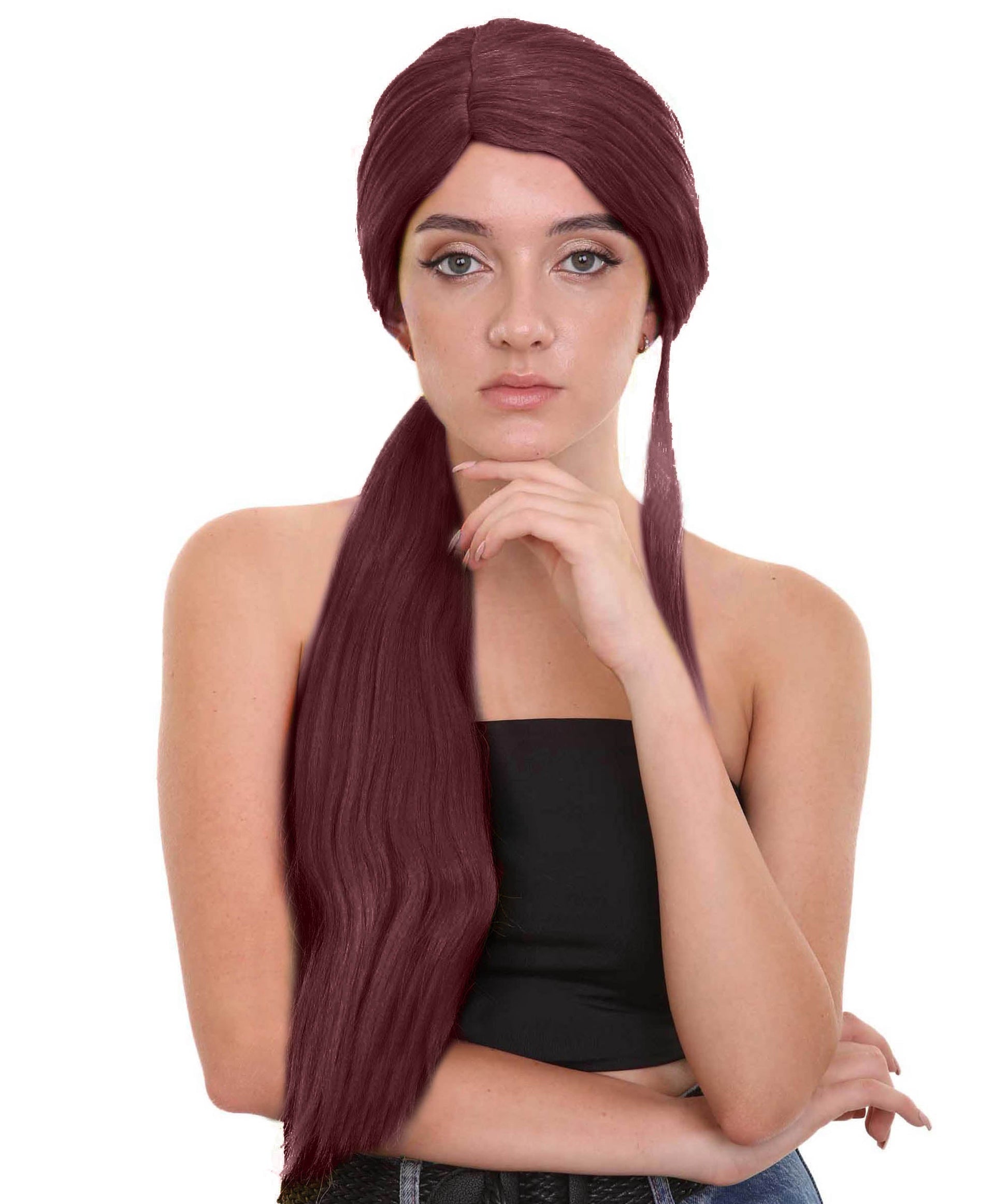 Burgundy Premium Celebrity Wig 