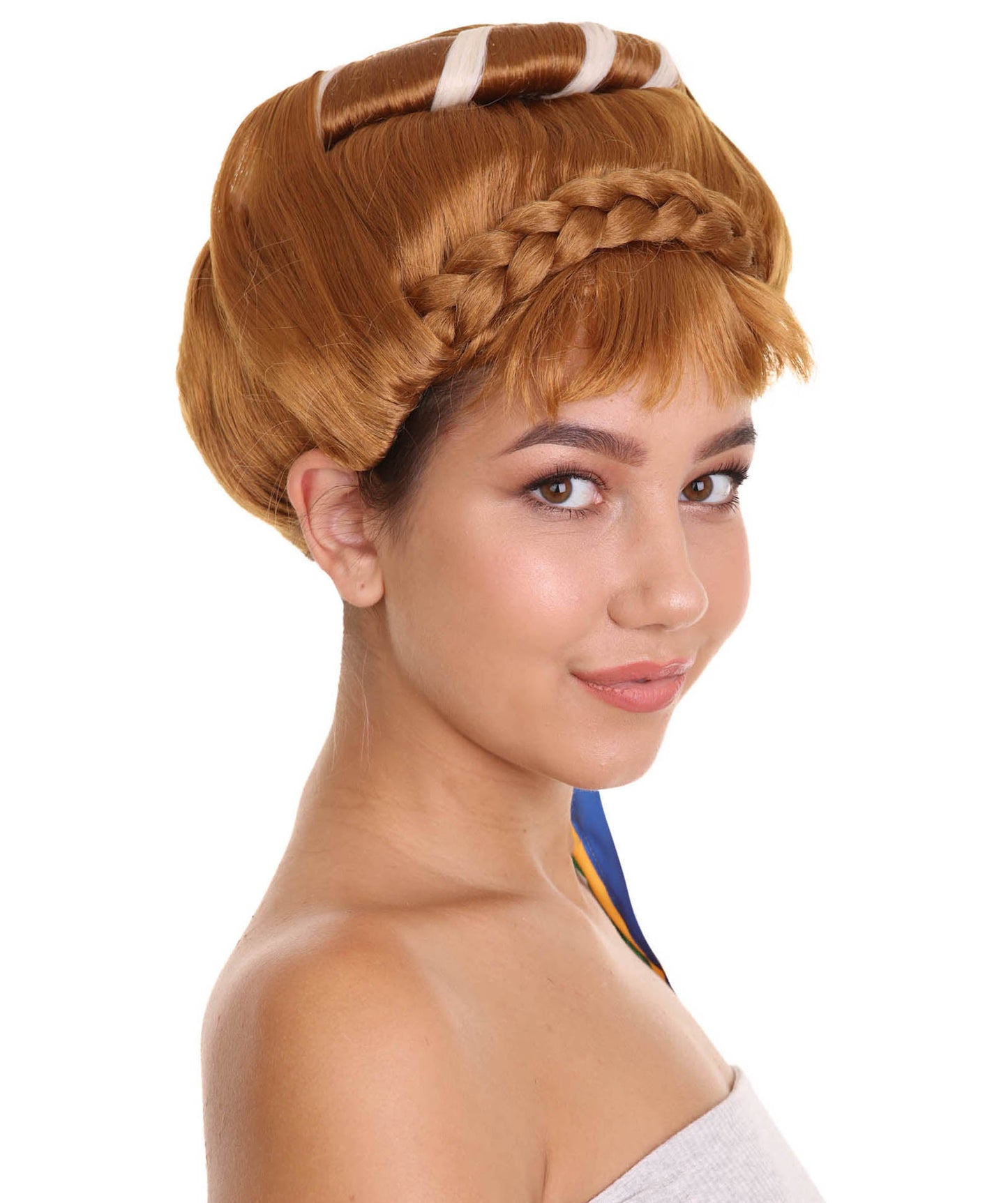 Womens Fantasy Wig | Brown  TV/Movie Wig | Premium Breathable Capless Cap