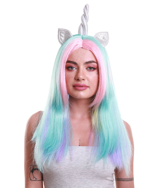 Unicorn Multi Colored Wig