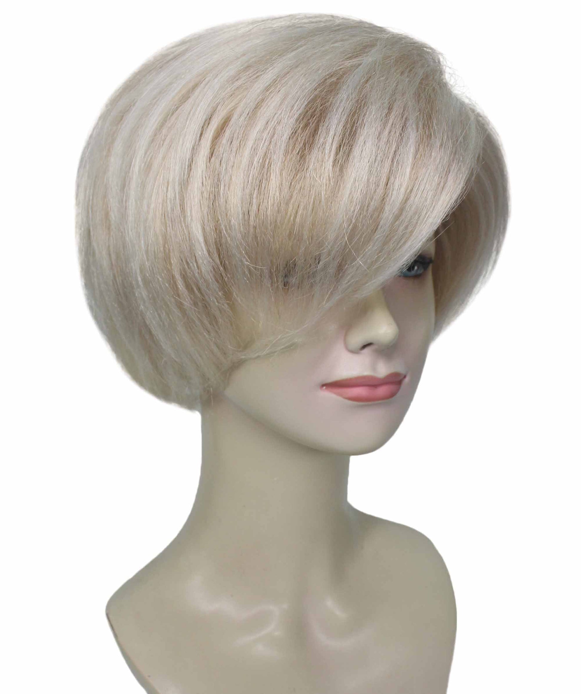 Blonde Color Straight Short Halloween Trendy Bob Wig