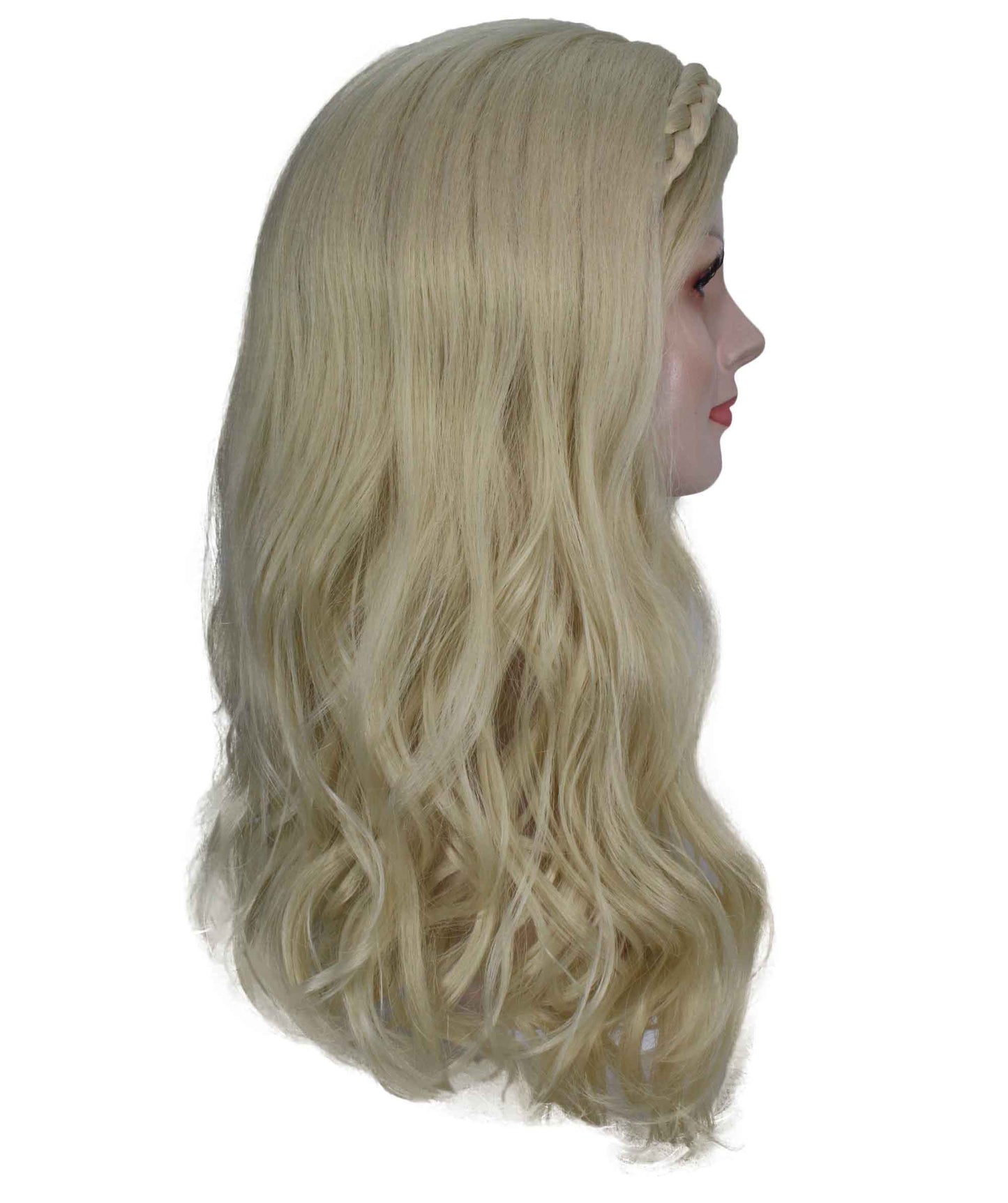 Blonde Earth Angel Wavy Medium Length Trendy Wig